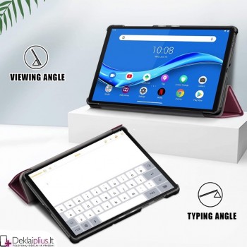 Dirbtinės odos atverčiamas dėklas - bordo spalvos Lenovo Tab M8 8.0 (4th Gen) TB300FU Dirbtinės odos atverčiamas dėklas - bordo spalvos Lenovo Tab M8 8.0 (4th Gen) TB300FU